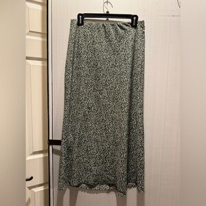 Floral Green Women's Skirt